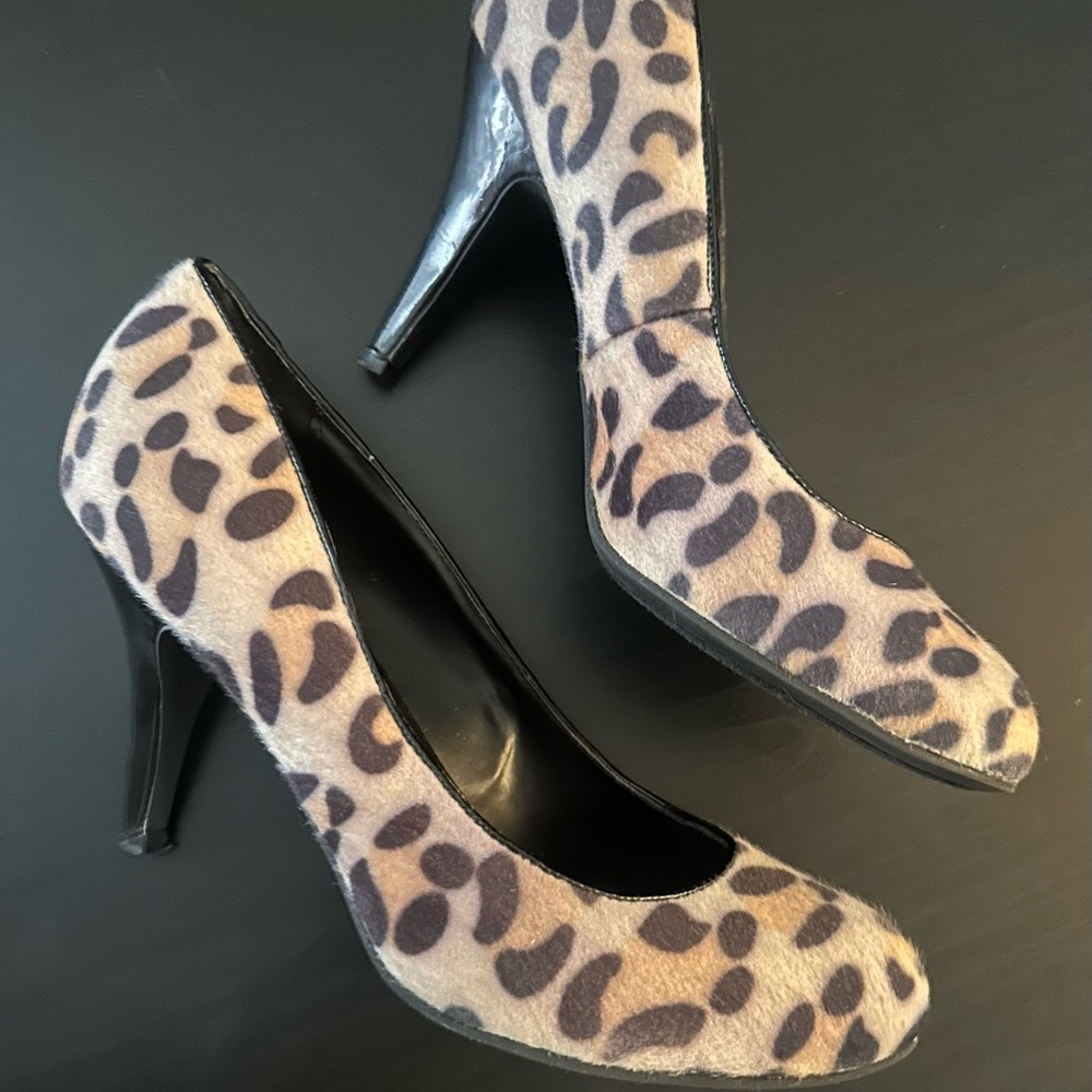 Fergalicious Leopard Print Heels